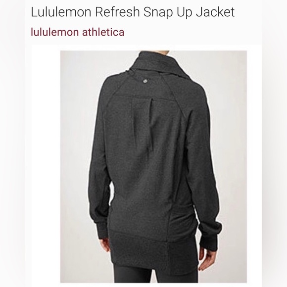 Lululemon Athletica Refresh Snap Up Jacket - Picture 4 of 4
